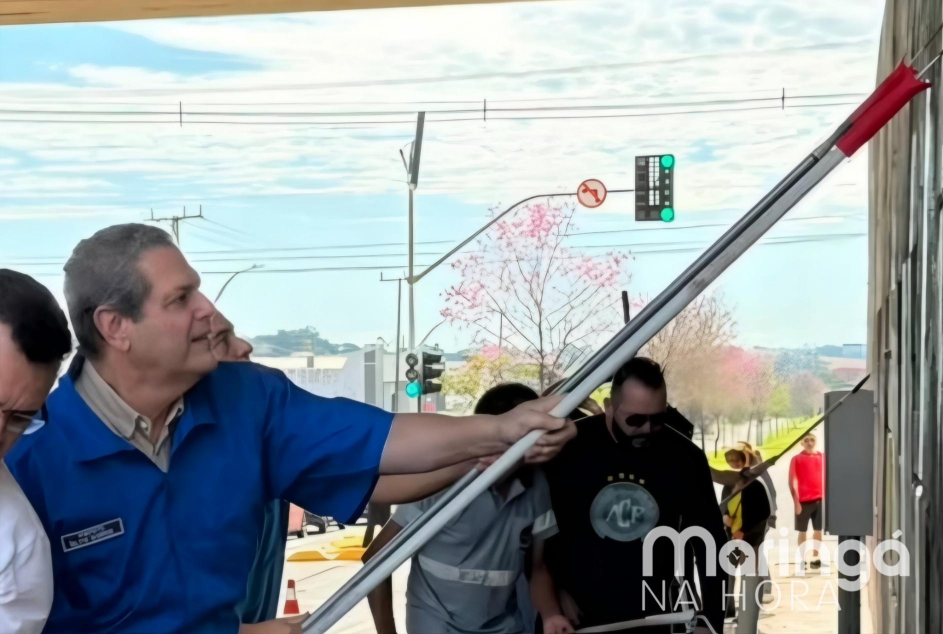 Prefeito Silvio Barros participa da pintura de pichações para garantir mais organização e visibilidade