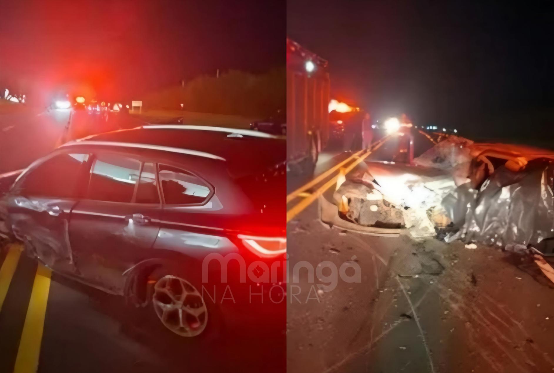 Grave acidente deixa um morto e cinco feridos na região de Maringá