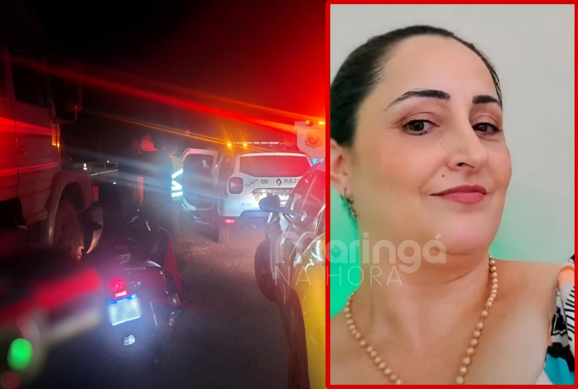 Mulher morre após grave acidente com motocicleta na PR-323