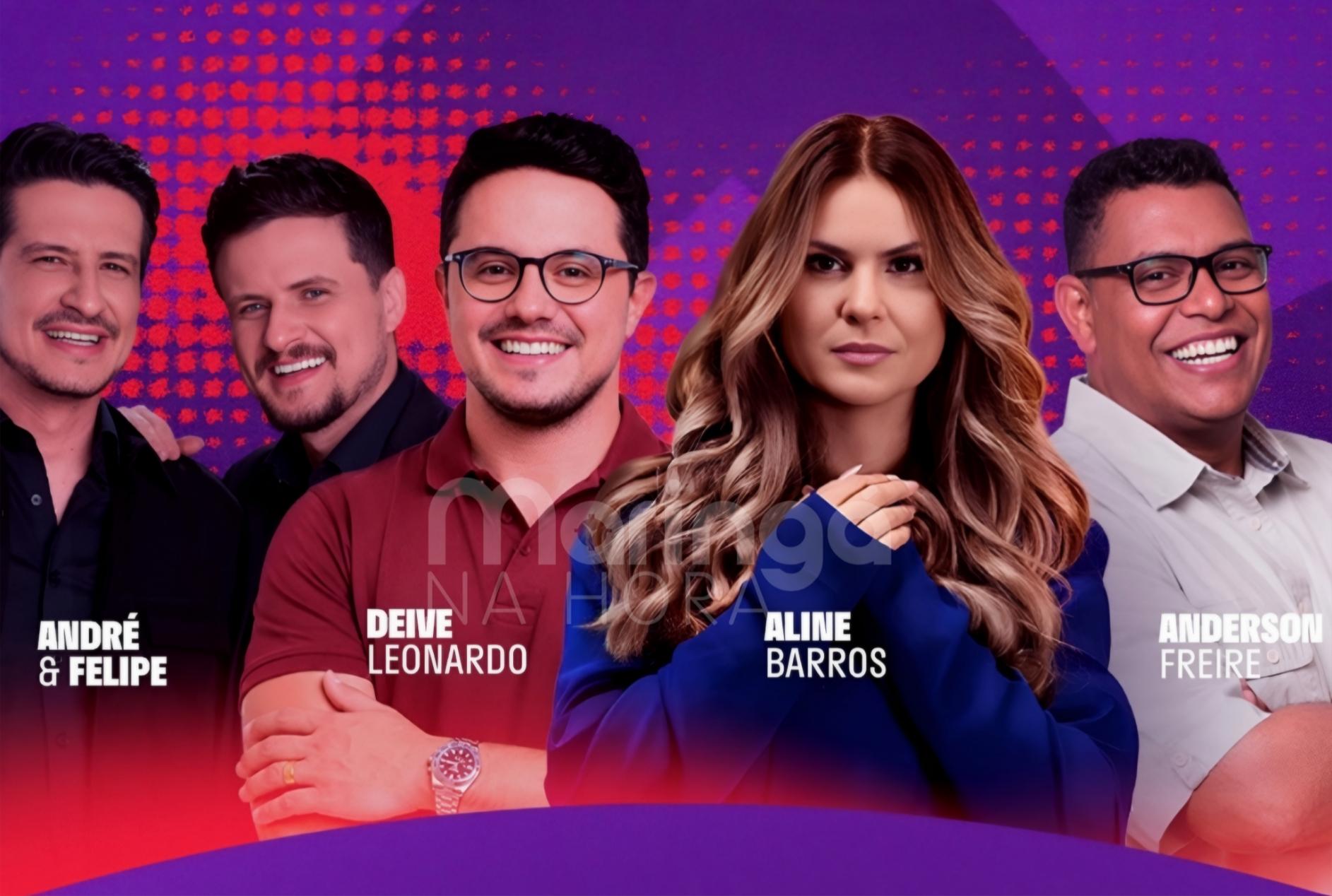 Desperta Maringá Arena 2026 leva Aline Barros, Anderson Freire e André e Felipe ao Parque de Exposições