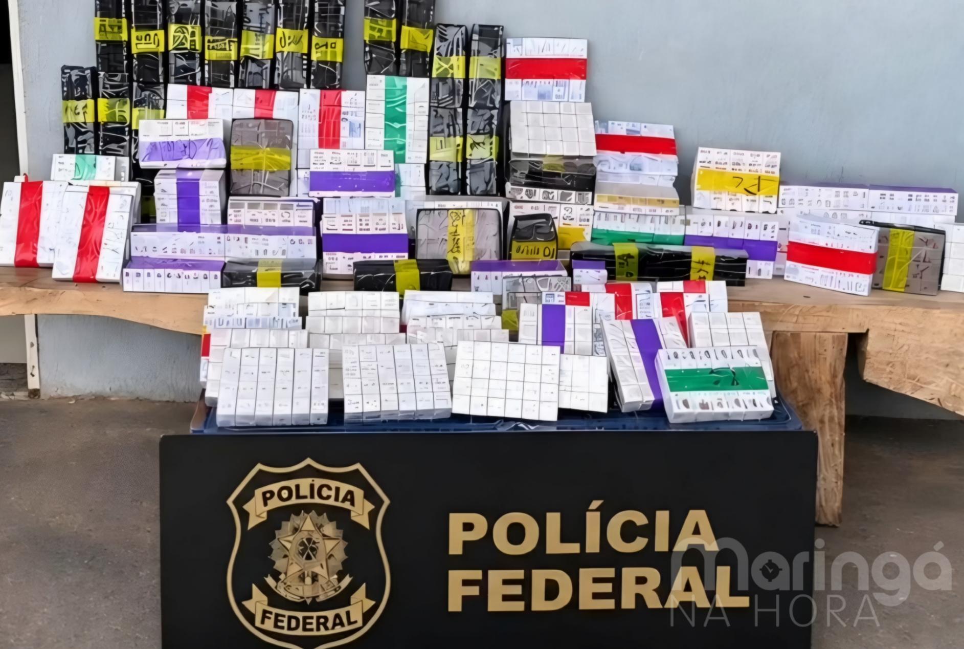 foto de PF prende duas pessoas e apreende cerca de 2 mil ampolas de medicamentos na região