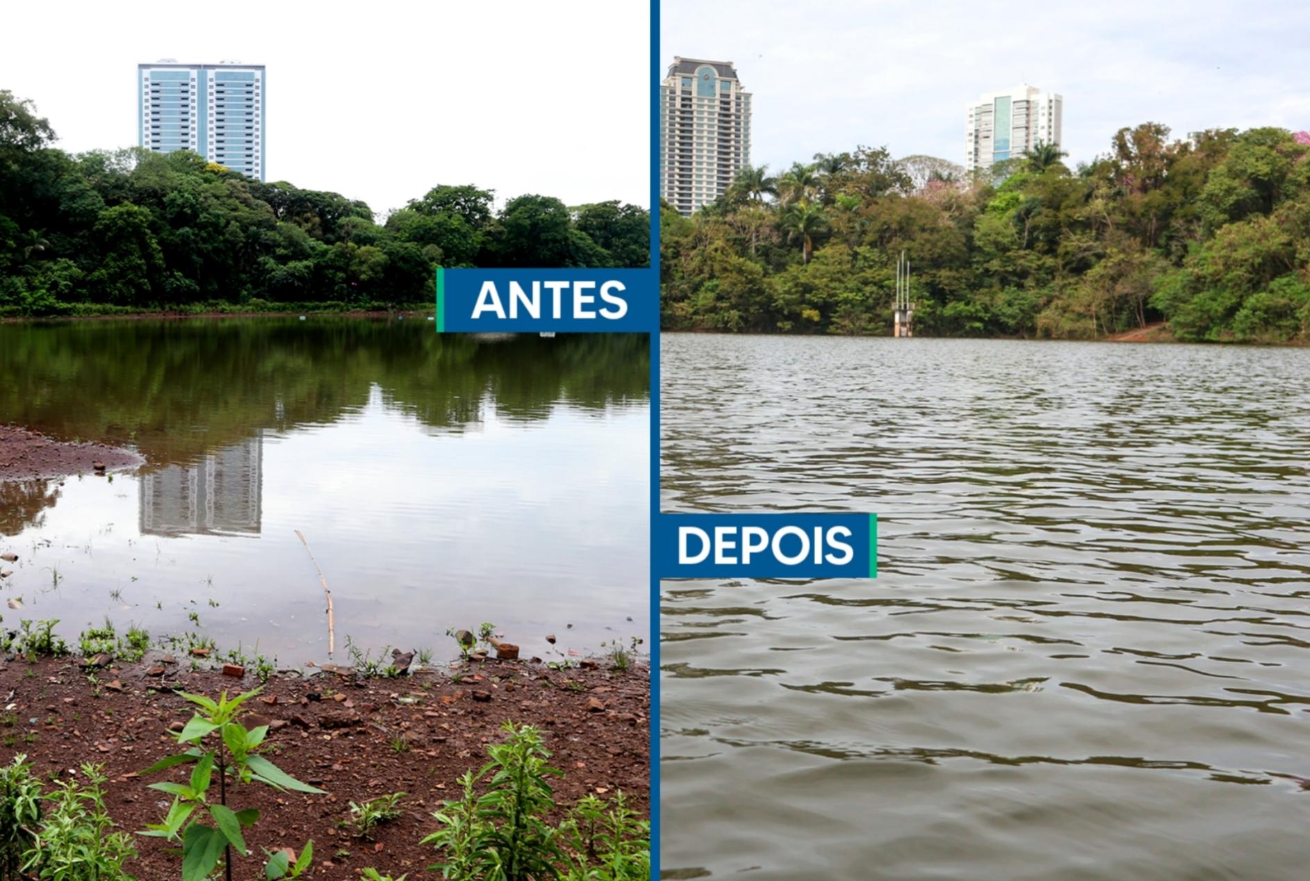 Melhorias na manutenção e operação favorecem recorde do nível do lago do Parque do Ingá