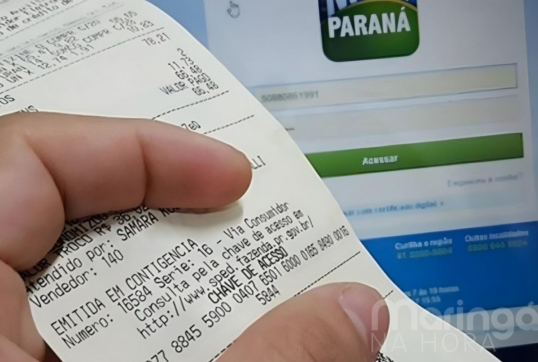 Nota Paraná premia consumidores de 40 municípios com R$ 1 mil; veja as cidades