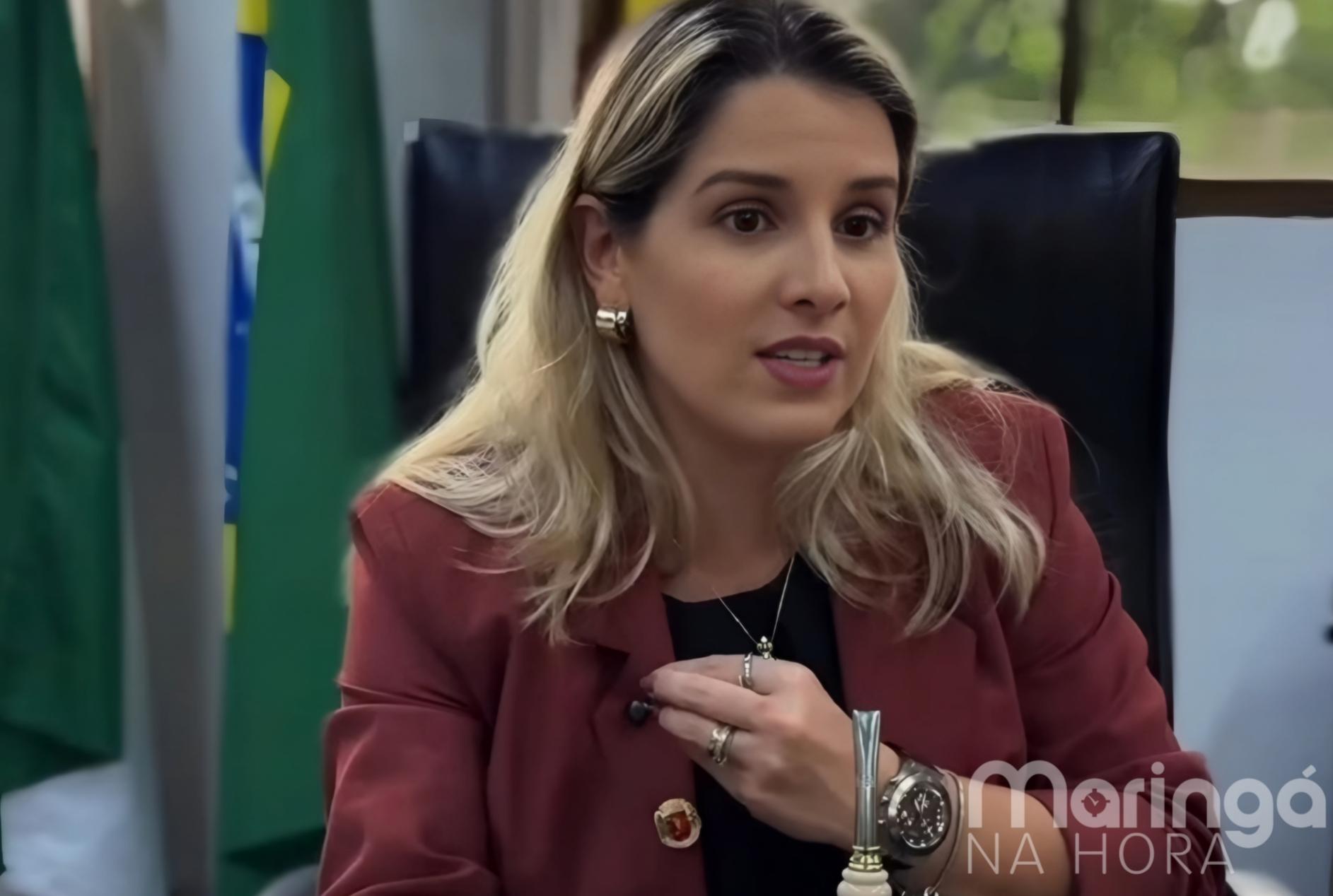 Majô Capdeboscq, presidente da Câmara de Maringá, destaca a InovaWeek 2026