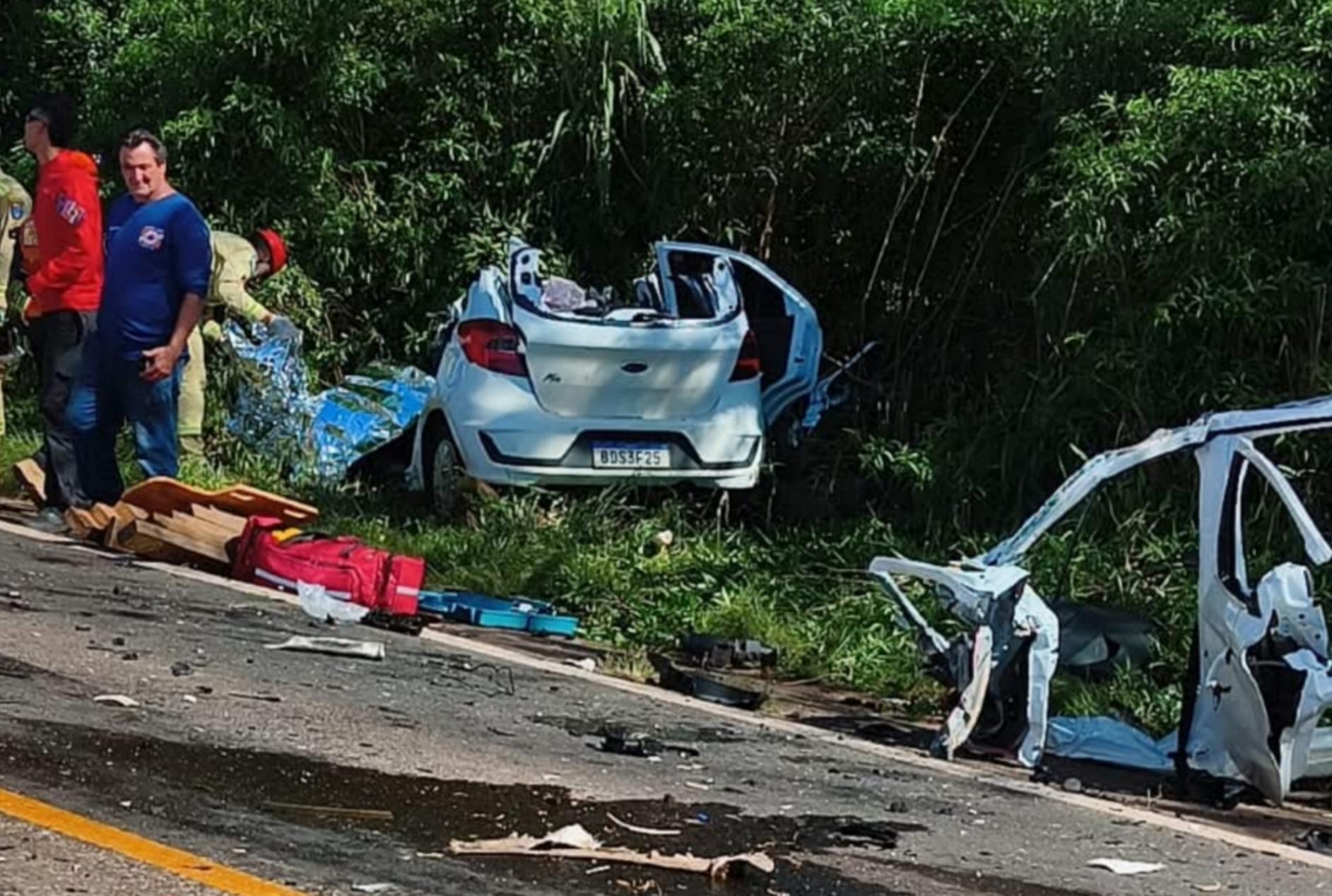 Câmera de segurança registra colisão fatal que matou motorista de 44 anos no Paraná
