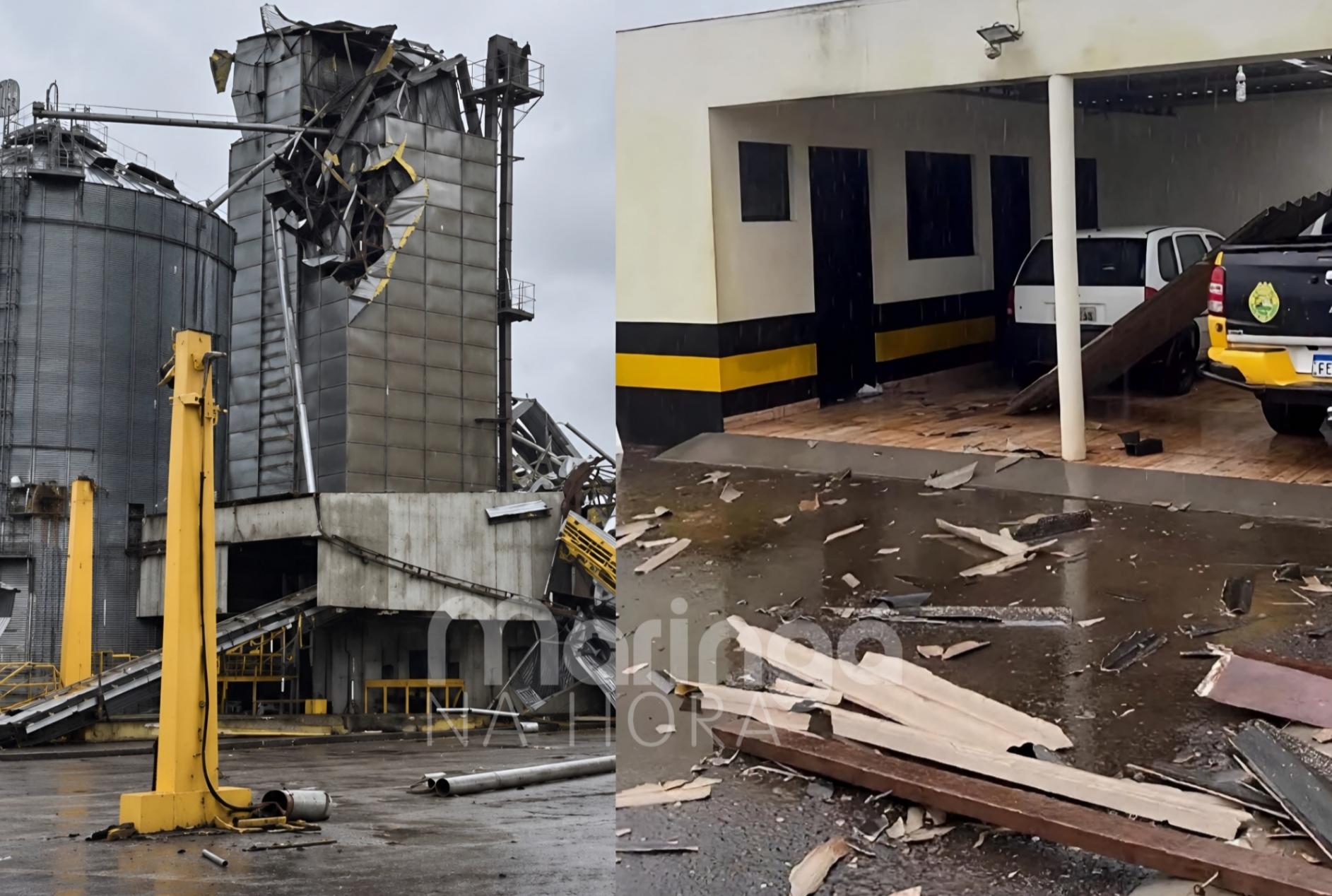 Tempestade provoca destruição em Assaí, no norte do Paraná, e levanta suspeita de tornado