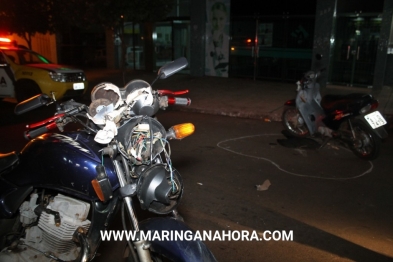 foto de Batida entre motos deixa duas pessoas feridas em Paiçandu