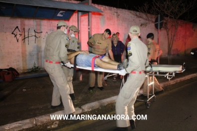 foto de Homem é preso após esfaquear rapaz durante briga em bar em Maringá