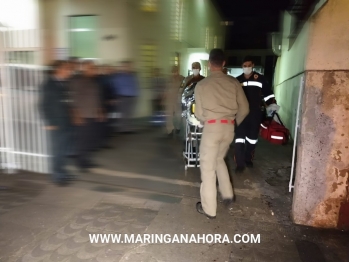 foto de Jovens são atacados com garrafa quebrada, após briga por fila em caixa de bar em Maringá