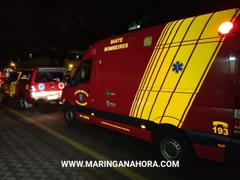 foto de Jovens são atacados com garrafa quebrada, após briga por fila em caixa de bar em Maringá