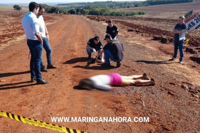 foto de Suspeito de matar travesti a tiros e abandonar corpo em estrada rural em Maringá, é preso em Campo Mourão