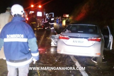 foto de Após sair do velório em Maringá, casal morrem em acidente entre Mandaguari e Jandaia do Sul; o motorista do outro carro também morreu