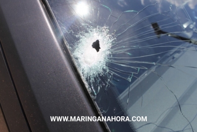 foto de Assaltantes roubam veículo, levam casal como refém, e na fuga atiram contra seguranças particulares em Maringá, um deles levou um tiro no olho