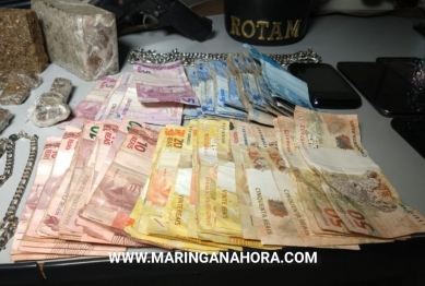 foto de ROTAM de Paiçandu realiza prisão de traficante na cidade