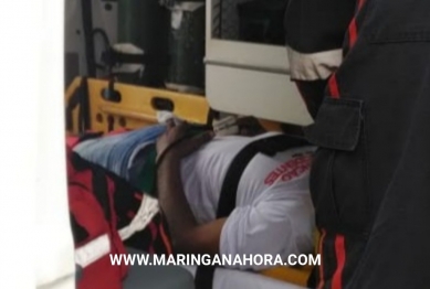 foto de Carreta carregada, capota após motorista perder controle em curva entre os municípios de São Jorge do Ivaí e Doutor Camargo