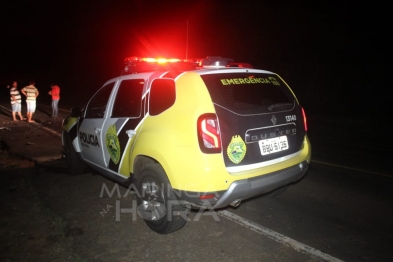 foto de Homem morre após carro bater de frente com carreta entre Iguaraçu e Astorga