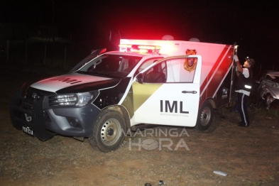 foto de Homem morre após carro bater de frente com carreta entre Iguaraçu e Astorga