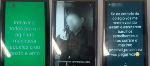 foto de Com farto armamento, aluno de 14 anos é apreendido e diz que planejava massacre na região metropolitana de Curitiba
