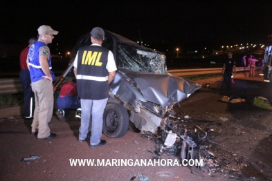 foto de Motorista de 57 anos morre em colisão frontal na Marginal do Contorno Norte em Maringá