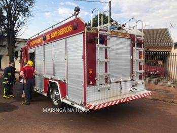 foto de Incêndio de grandes proporções destruiu empresa em Sarandi 