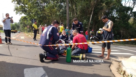 foto de Óbito - Morre no hospital motociclista que bateu em caminhão ontem a tarde 