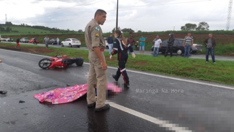 foto de Sistema de monitoramento de caminhão bitrem filmou o acidente que matou casal em Maringá
