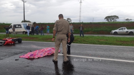 foto de Sistema de monitoramento de caminhão bitrem filmou o acidente que matou casal em Maringá