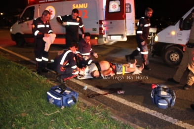 foto de Homem é socorrido inconsciente ao ser espancado a pauladas em Maringá