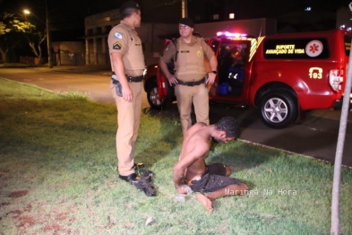 foto de Socorristas do Corpo de Bombeiros detém ladrão em Maringá