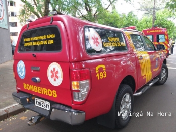 foto de Motorista cruza preferencial e atinge motociclista em Maringá