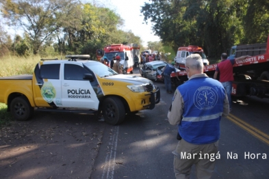 foto de Morre no hospital uma das vítimas do acidente da colisão frontal da PR-323