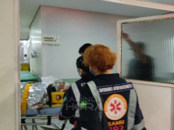 foto de Homem é socorrido em estado grave após ser atropelado na cidade de Sarandi