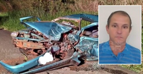 Homem morre após colisão frontal entre dois veículos 