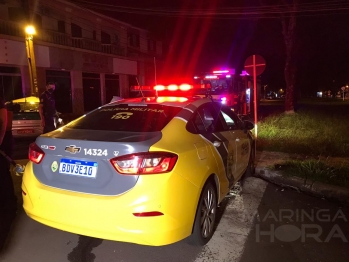 foto de Motorista e passageiro de táxi morrem em acidente em Maringá
