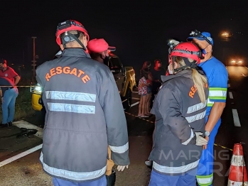 foto de Homem morre na colisão de carro e caminhão, em Maringá 