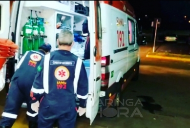 foto de Homem é baleado em praça pública em Maringá 