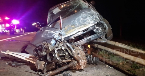 Homem capota carro na rodovia entre Maringá e Iguatemi 