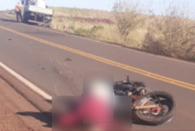 foto de Motociclista morre após grave acidente entre Bela Vista do Paraíso e Alvorada do Sul