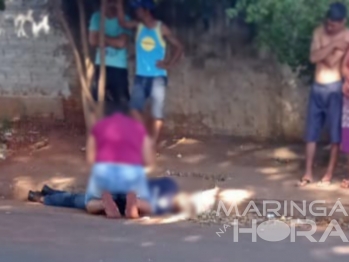 foto de Homem é morto a tiros na cidade de Mandaguaçu