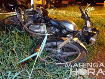 foto de Acidente de moto mata homem e deixa outro gravemente ferido em Maringá