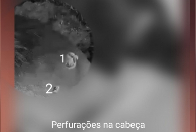 foto de Veja momento que corpo de jovem é encontrado com as mãos amarradas e tiros na cabeça no norte do Paraná