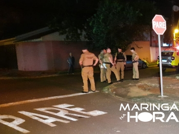 foto de Mulher é socorrida após ser baleada em Maringá