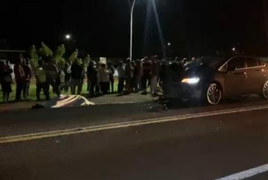foto de Mãe e filha morrem após serem atingidas por carro em rodovia