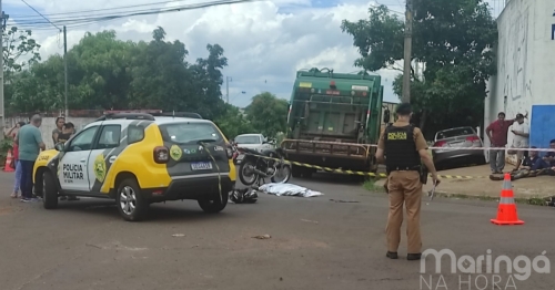 Motociclista morre em gravíssimo acidente durante a tarde em Maringá