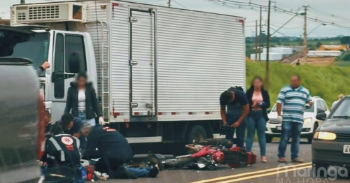 Motociclista morre em acidente durante a manhã no Contorno Sul de Maringá