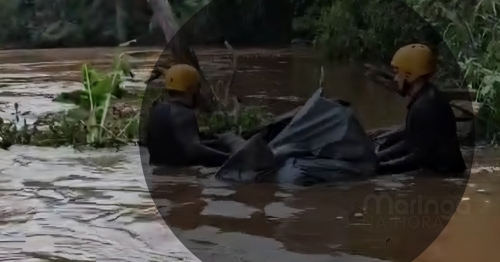Pessoa é encontrada morta dentro de rio; Veja vídeo