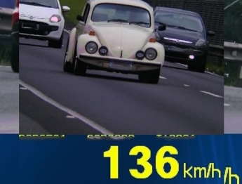 foto de PRF flagra 132 carros em excesso de velocidade em quatro horas em único ponto