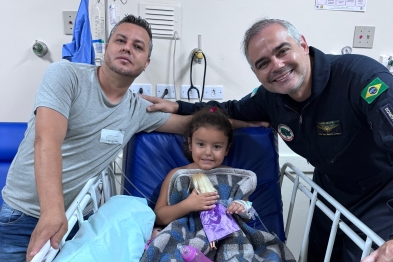 foto de Transfusão de sangue imediata no local do acidente salvou vida de criança de 5 anos