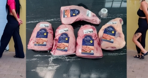 Duas mulheres são presas por furto de peças de Picanha e Maminha em supermercado