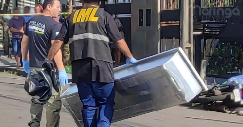 Jovem em moto é executado com vários tiros
